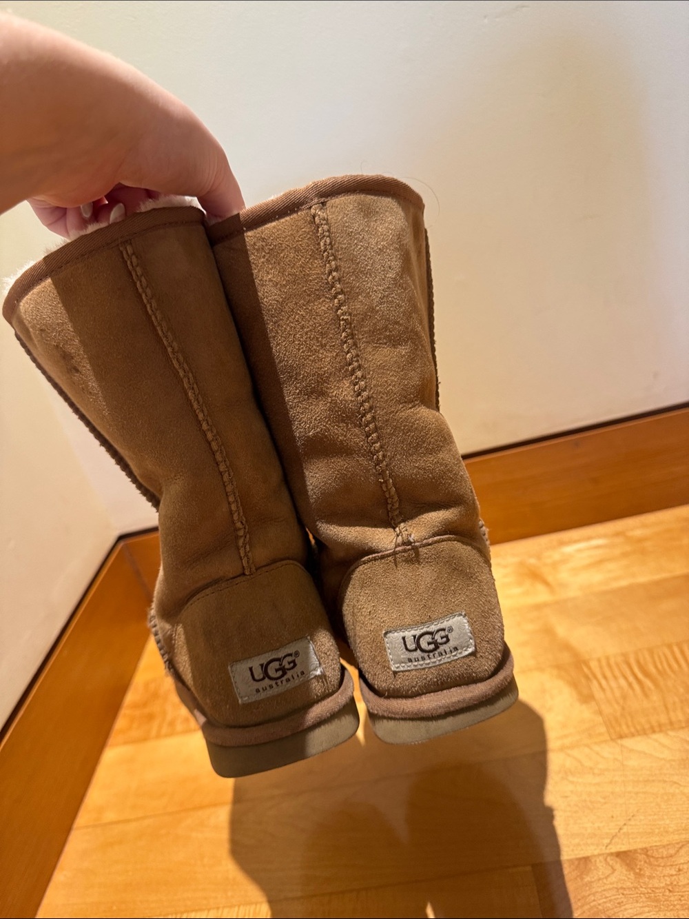 UGG Chestnut Short Suede Boots